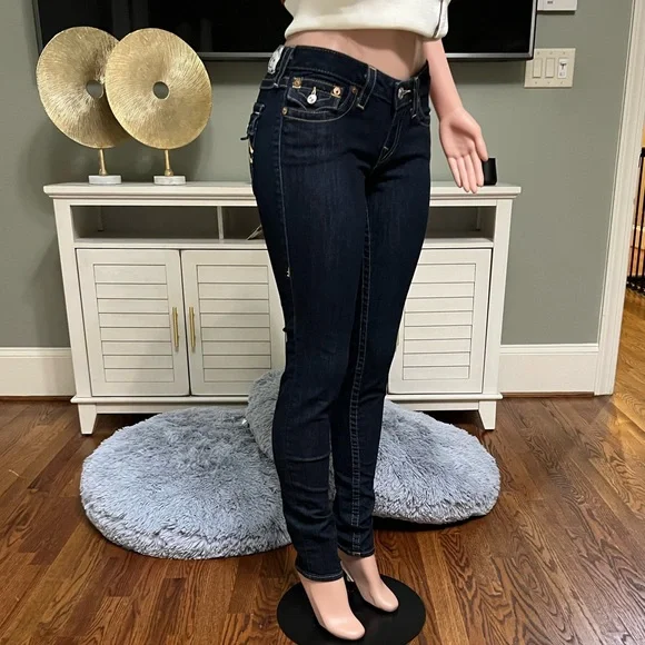 AUTHENTIC TRUE RELIGION Skinny Jeans. Size 29. Inseam 40.5. New! - Picture 3 of 11